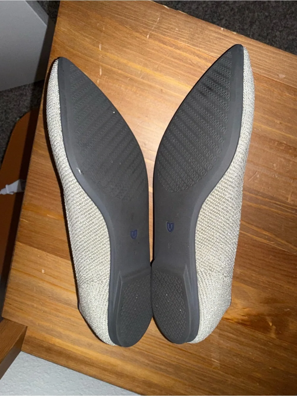 Rothy's The Point II in diamond twill